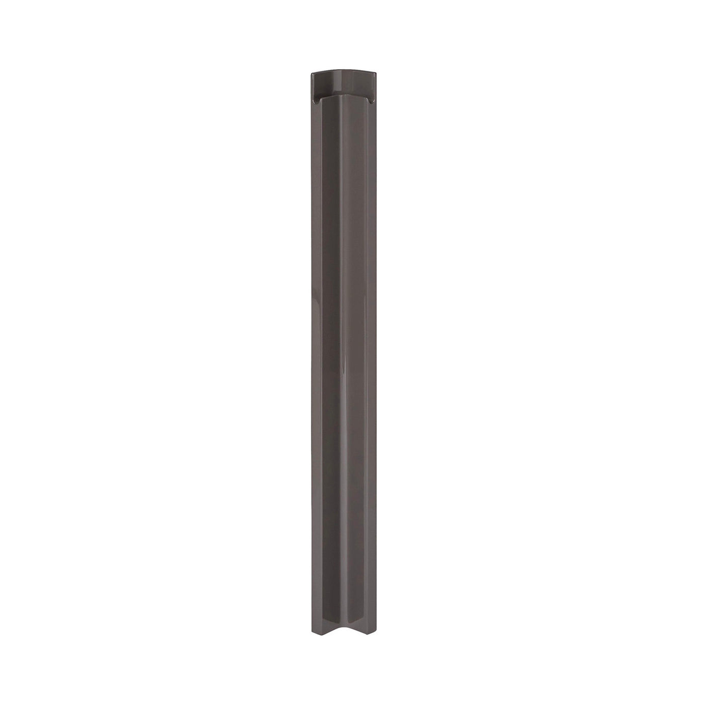 GoodHome Corner Post Garcinia Gloss Anthracite Integrated Handle MDF 59x715 mm - Image 1