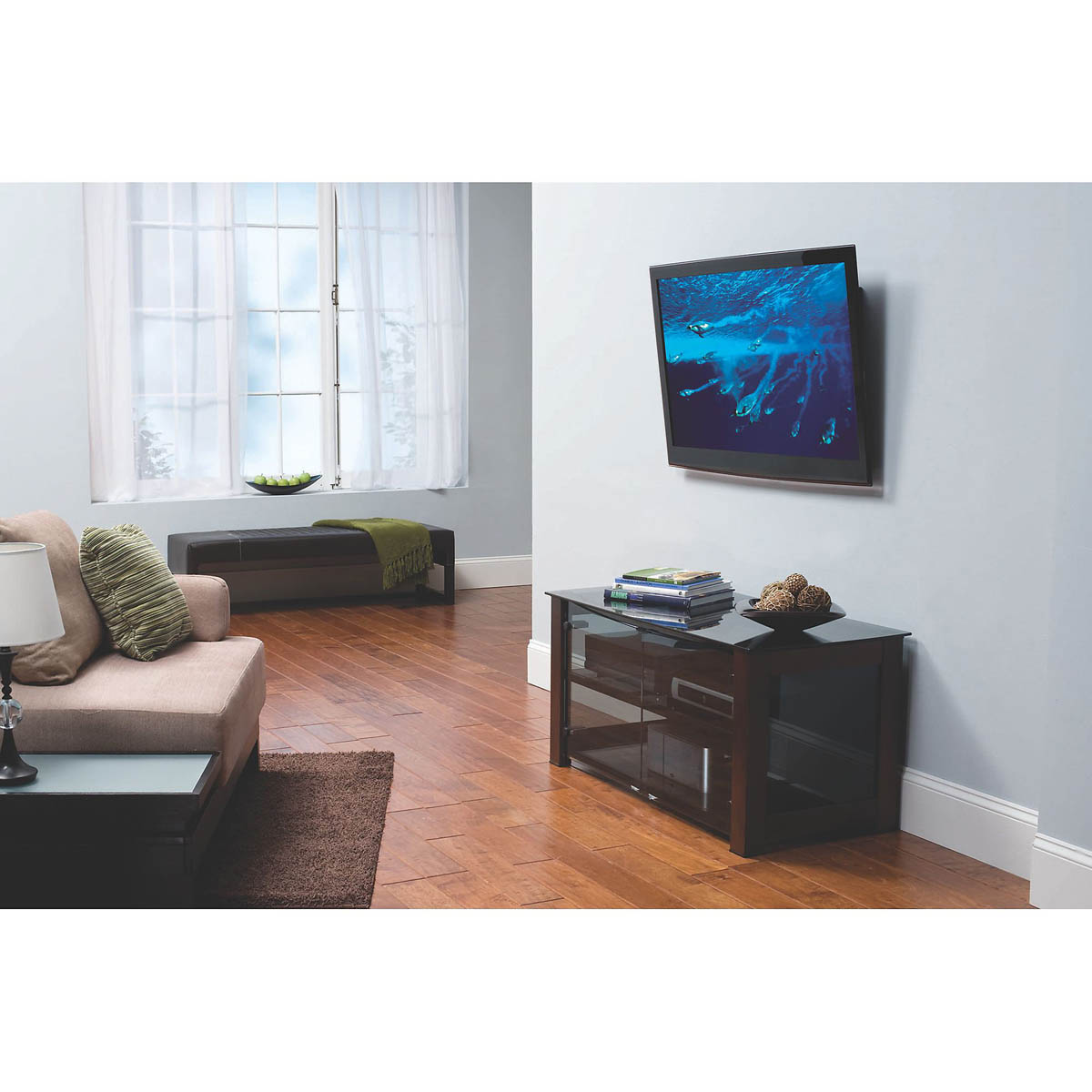 Sanus TV Wall Bracket 51-80" Tilting Black Slim Flat Panel Internal Up To 57Kg - Image 2