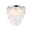 Pendant Ceiling Light Crystal Glass Beads Chrome Effect Modern Luxury Elegant - Image 2