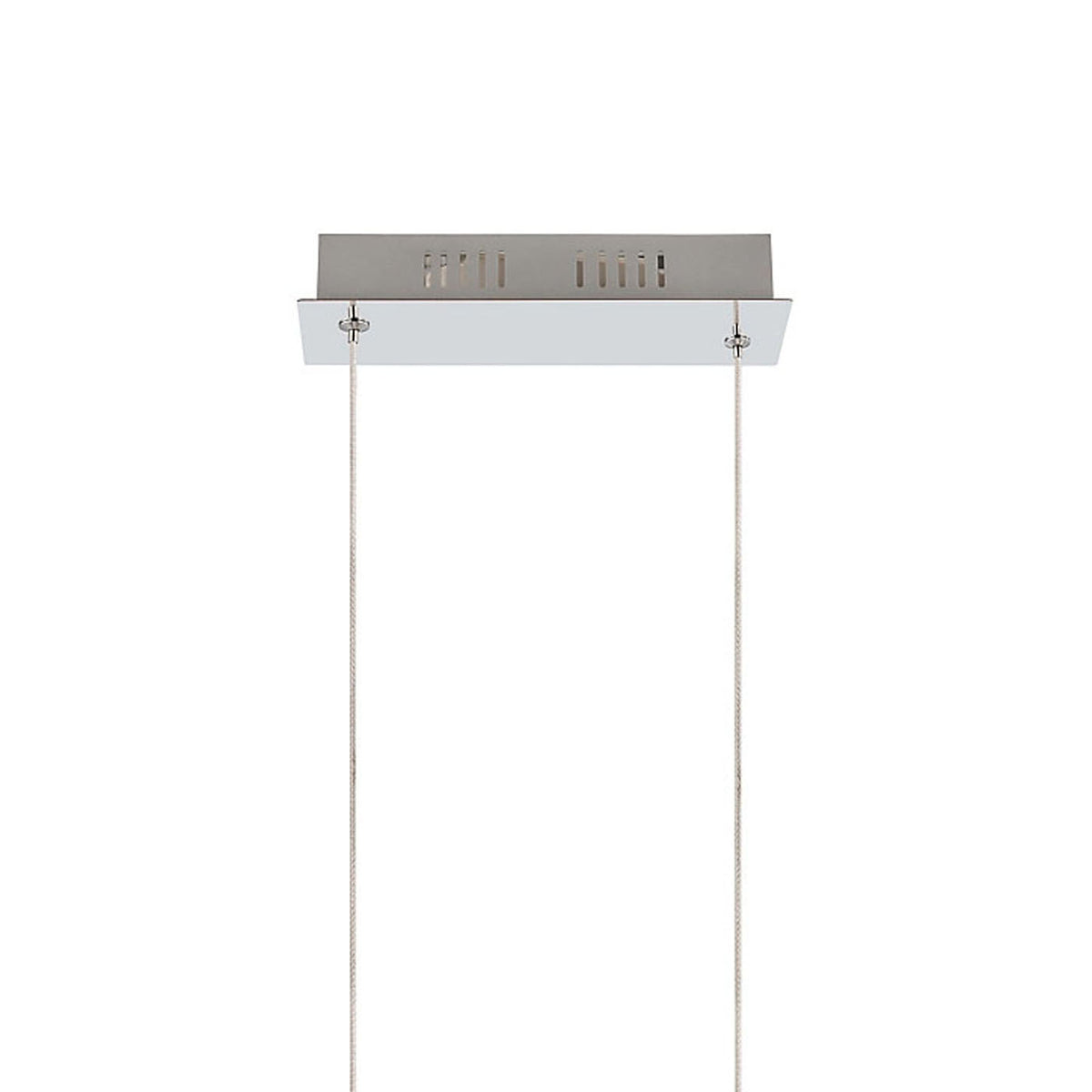 Ceiling Light 2 Lamp Pendant Chrome Effect Adjustable Height LED 1320Lm IP20 - Image 7