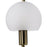 Pendant Ceiling Light 5 Way Antique Brass Adjustable Height Frosted (Dia)50cm - Image 4