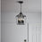 Nantan Ceiling Light Matt Black 4 Lamp Pendant Dia 300mm Living Room Lighting - Image 1