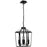 Nantan Ceiling Light Matt Black 4 Lamp Pendant Dia 300mm Living Room Lighting - Image 3