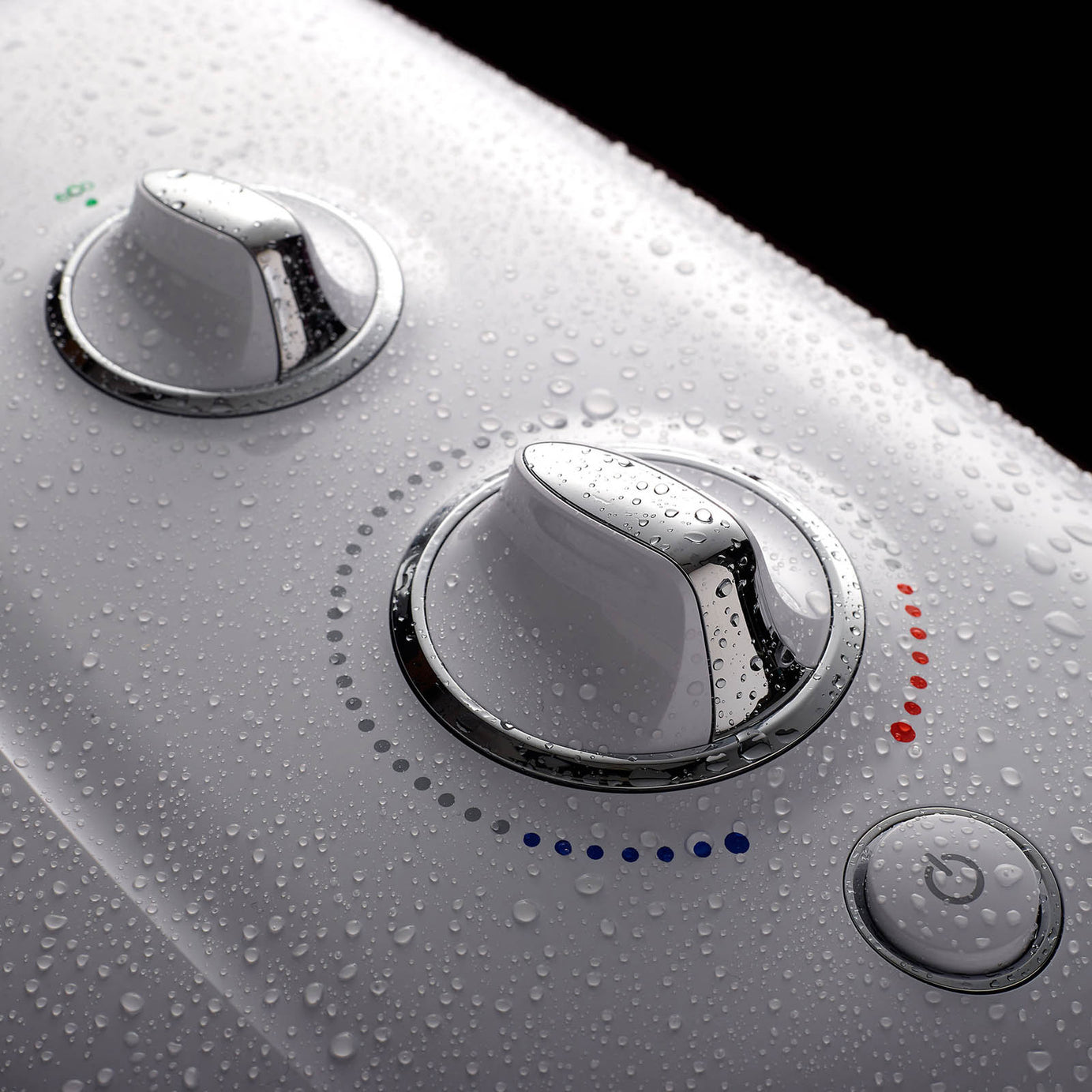 Mira Mixer Shower Dual Pumped 9.8kW White 4 Spray Pattern Bathroom Round Head - Image 5