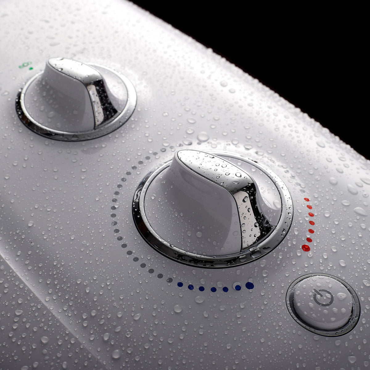 Mira Mixer Shower Dual Pumped 9.8kW White 4 Spray Pattern Bathroom Round Head - Image 5