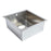 Kitchen Sink 1 Bowl Stainless Steel Rectangular Compact (L)450x(W)430mm - Image 3