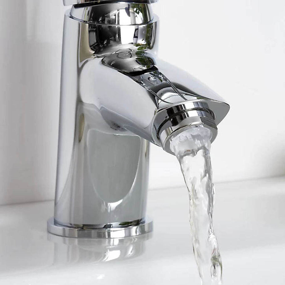 Bristan Bathroom Basin Tap Mixer Chrome Single Lever Clicker Waste Modern - Image 2