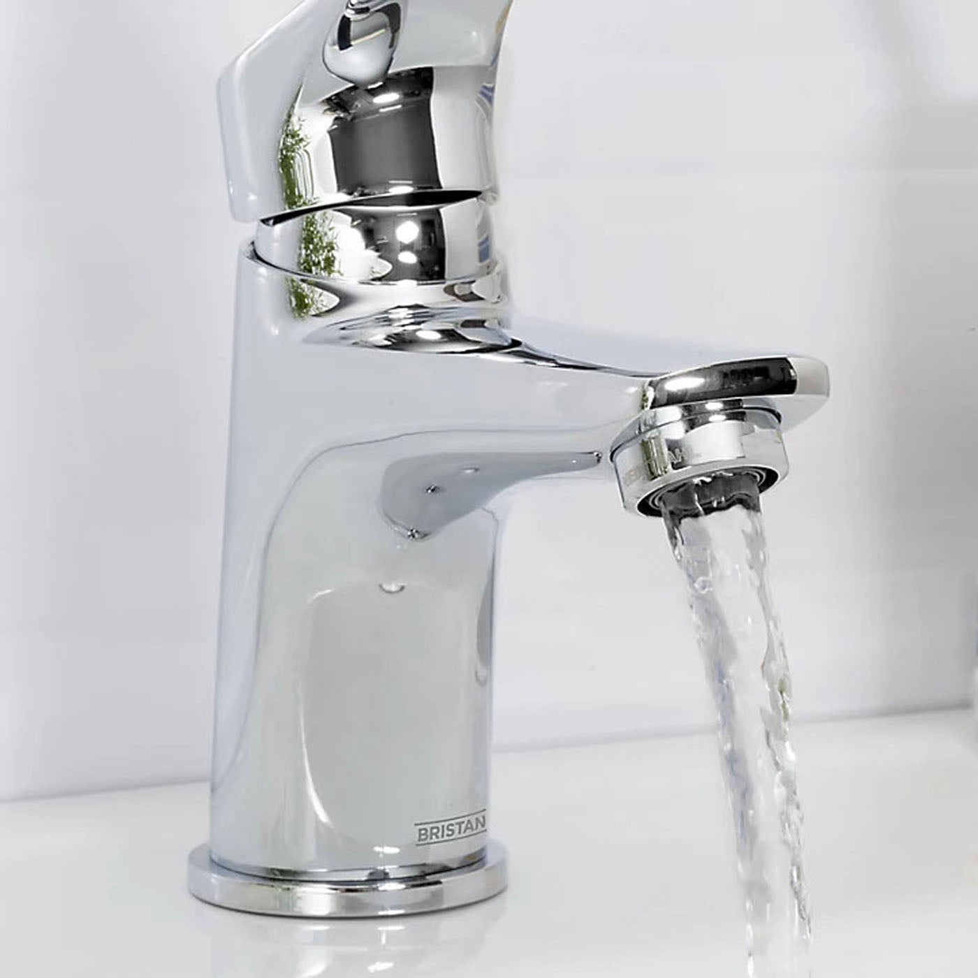 Bristan Basin Tap Mixer Chrome Single Lever Clicker Waste Ceramic Cartridge - Image 6