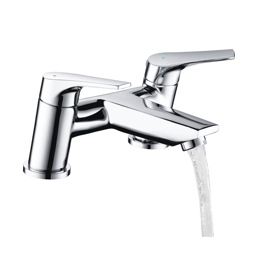 Bristan Bath Filler Tap Mixer Brass Chrome Effect Deck Mounted Contemporary - Image 4