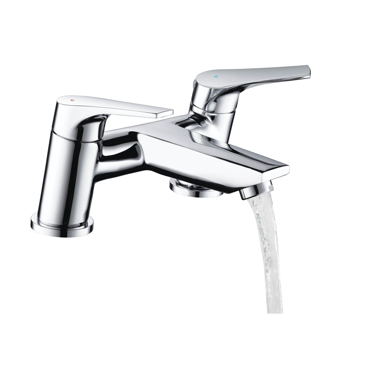 Bristan Bath Filler Tap Mixer Brass Chrome Effect Deck Mounted Contemporary - Image 4
