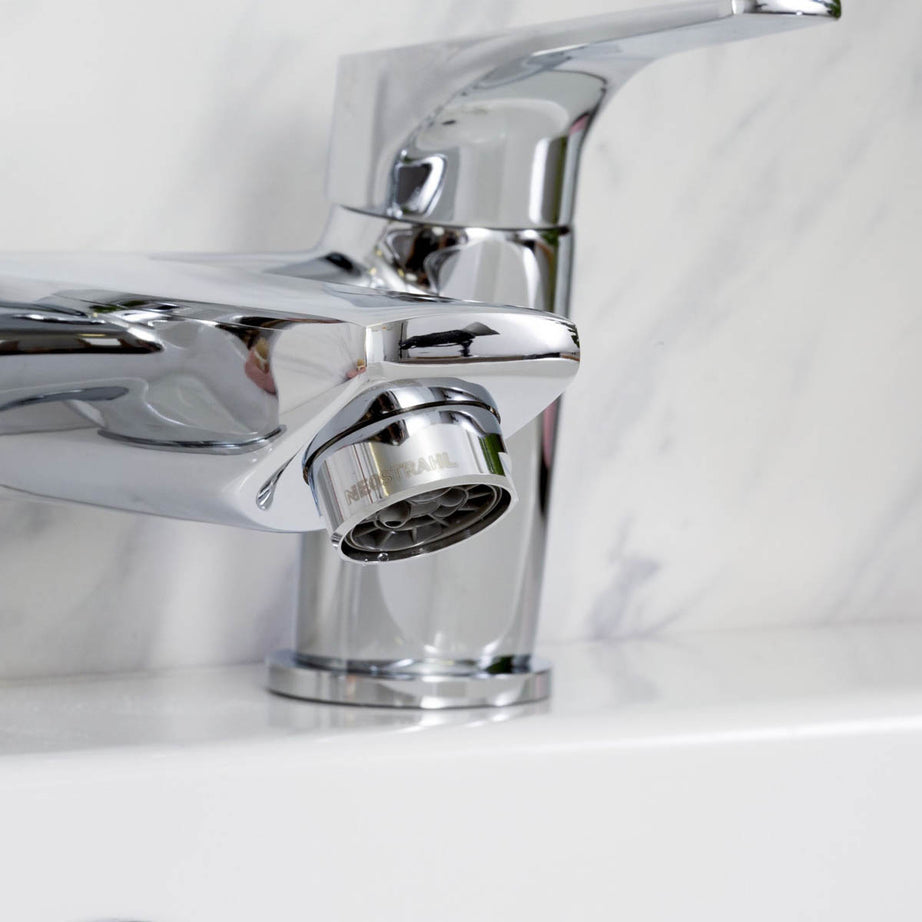 Bristan Bath Filler Tap Mixer Brass Chrome Effect Deck Mounted Contemporary - Image 6