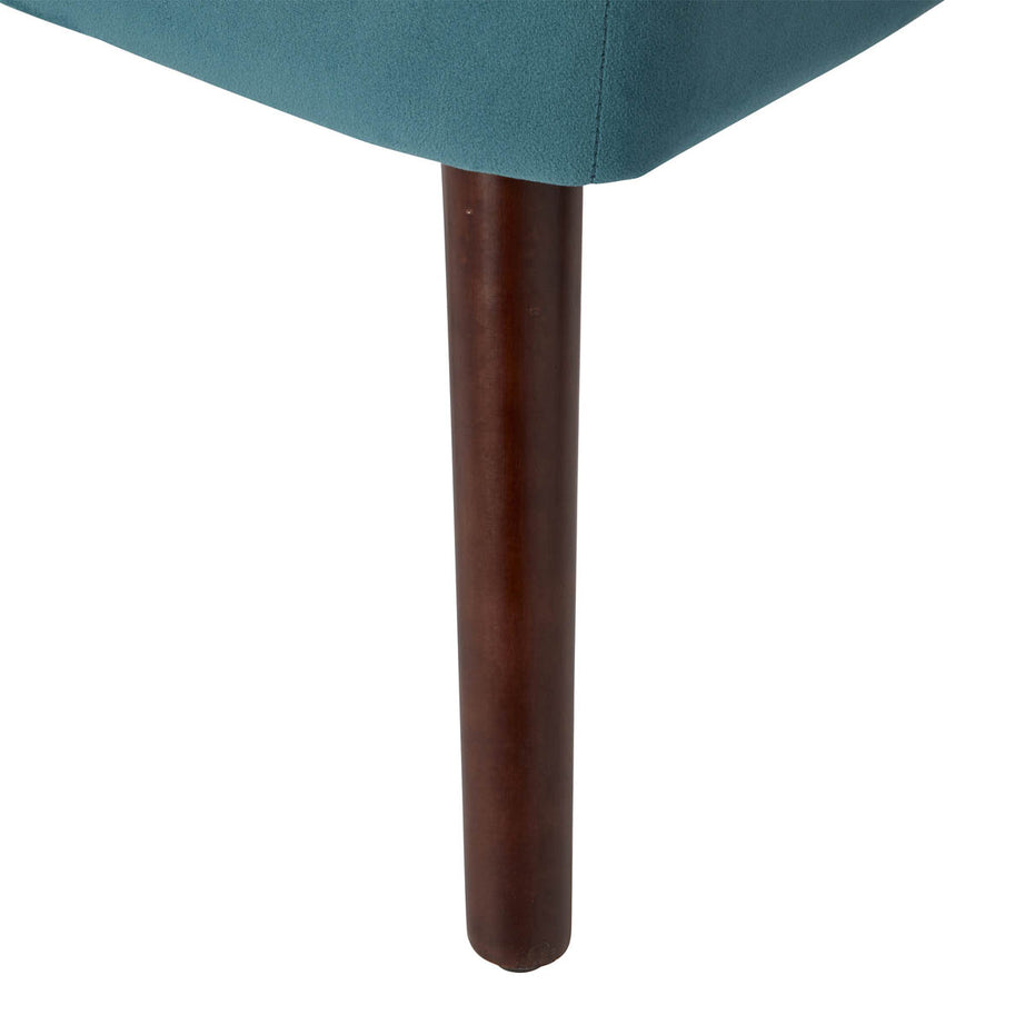 Zorita Occasional Chair Teal Velvet Effect Rectangular (H)830 (W)650 (D)715mm - Image 7