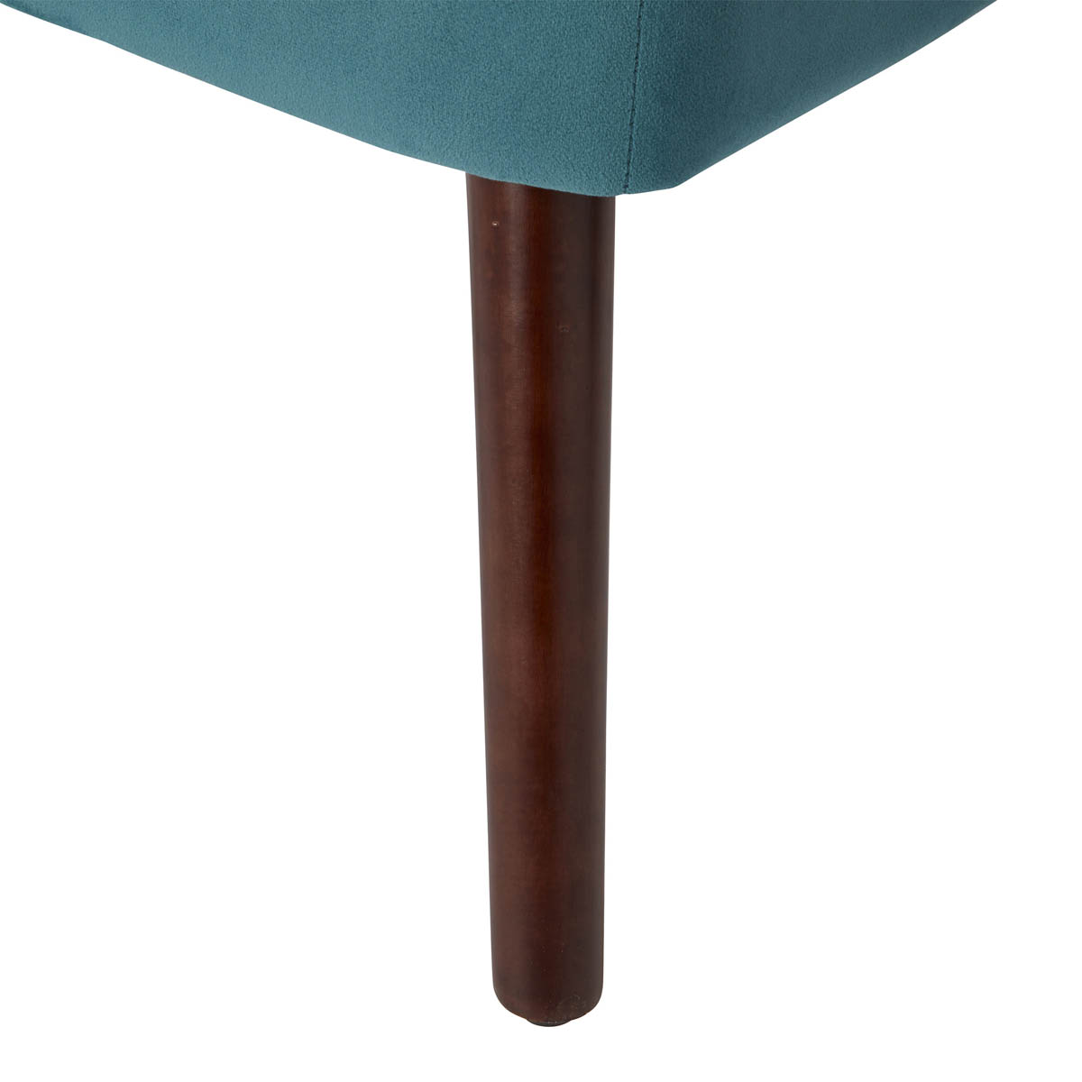 Zorita Occasional Chair Teal Velvet Effect Rectangular (H)830 (W)650 (D)715mm - Image 7