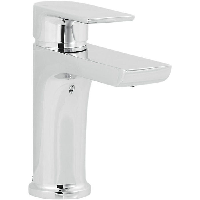 GoodHome Basin Tap Mono Mixer Chrome Single Lever Brass Contemporary Bathroom - Image 1