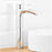 Bathroom Tap Basin Mono Mixer Chrome Full Turn Brass In-Built Regulator Modern - Image 2