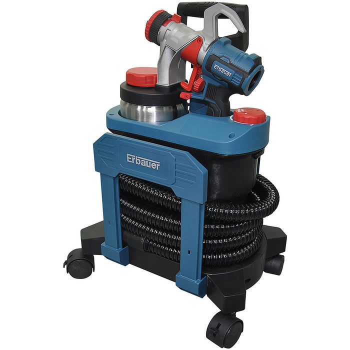 Erbauer Paint Sprayer Corded HVLP EPS800 Adjustable Flow Pressure Wheeled 800W - Image 3