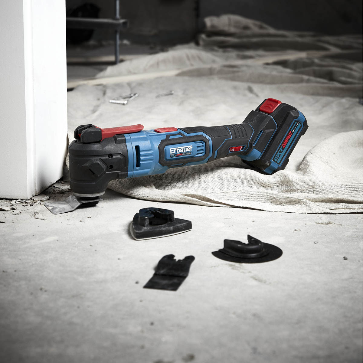 Erbauer Multi Tool Cordless EMT12-Li  12V EXT Lightweight Compact - Body Only - Image 4