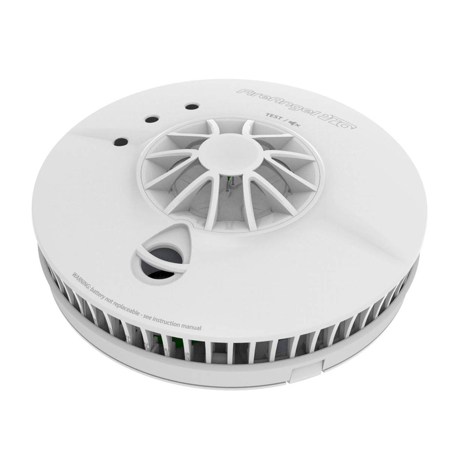 FireAngel Pro Heat Alarm White Smart Interlinked Lithium Battery Mains Powered - Image 1