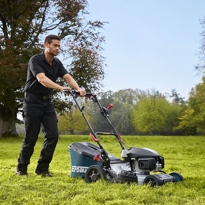 Erbauer Rotary Lawnmower Petrol ELMP170SP51 167cc Self-Propelled Capacity 65L - Image 2