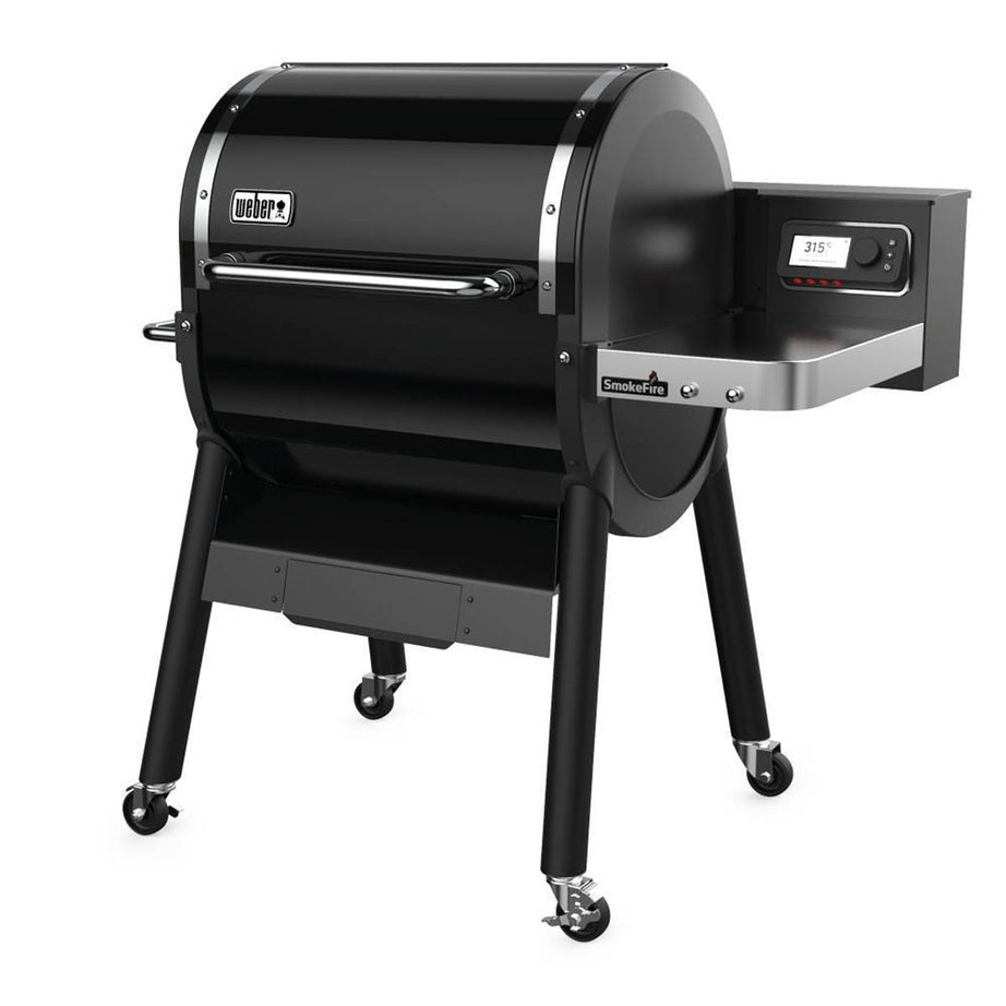 Weber Barbecue BBQ SmokeFire Wood Pellet Grill Wheeled Portable Night Light - Image 4