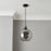 Ceiling Light Pendant Smoked Effect Adjustable Height 240V 42W IP20 (Dia)250mm - Image 2