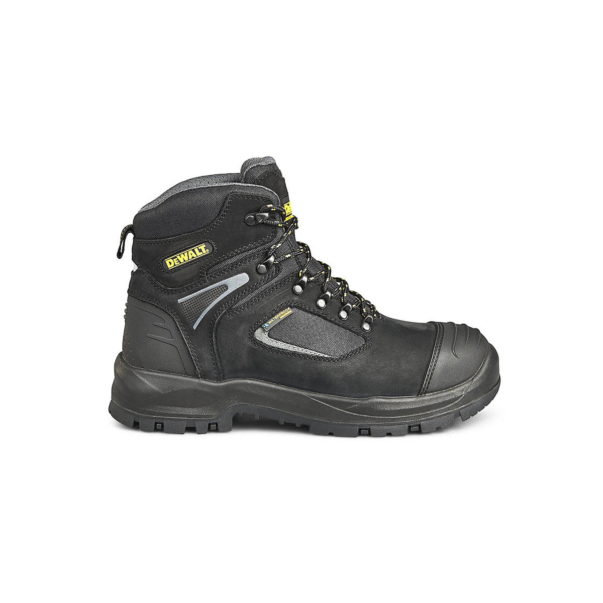 DeWalt Dover Hiker Boots Black Safety Work Footwear Shoes Size 10 - Image 1