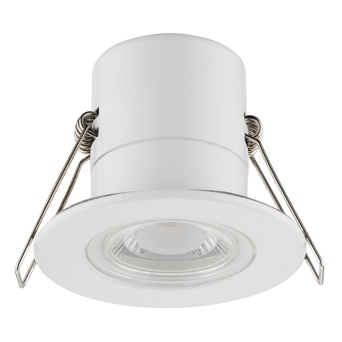 Luceco Downlight EFTE45W30/6-01 LED Matt White Warm White 5W IP65 Pack of 6 - Image 1