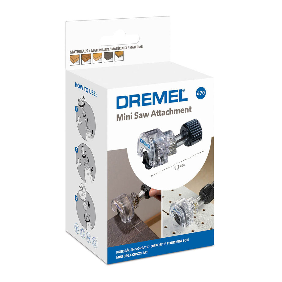 Dremel Mini Saw Attachment Multi-Tool 26150670JD Fine Straight Cut Wood - Image 1