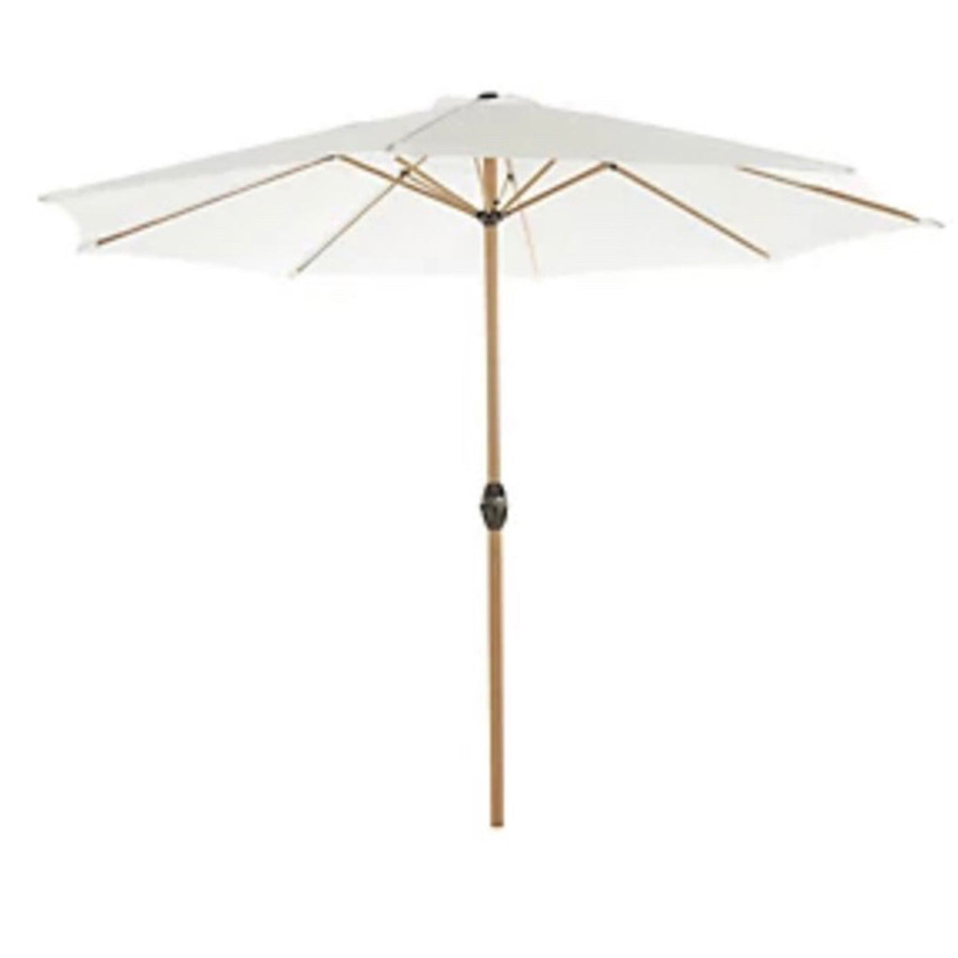 Parasol Garden 3m Bright White Patio Outdoor Market Sun Shade - Image 1