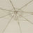 Garden Parasol Umbrella Overhanging Sand Beige Adjustable Round Modern 2.55m - Image 3