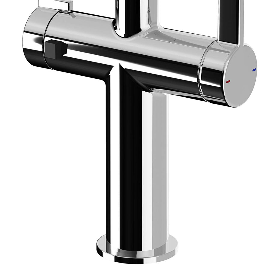Filter Kitchen Tap Mixer Chrome Single Lever Ceramic Cartridge Modern Faucet - Image 7