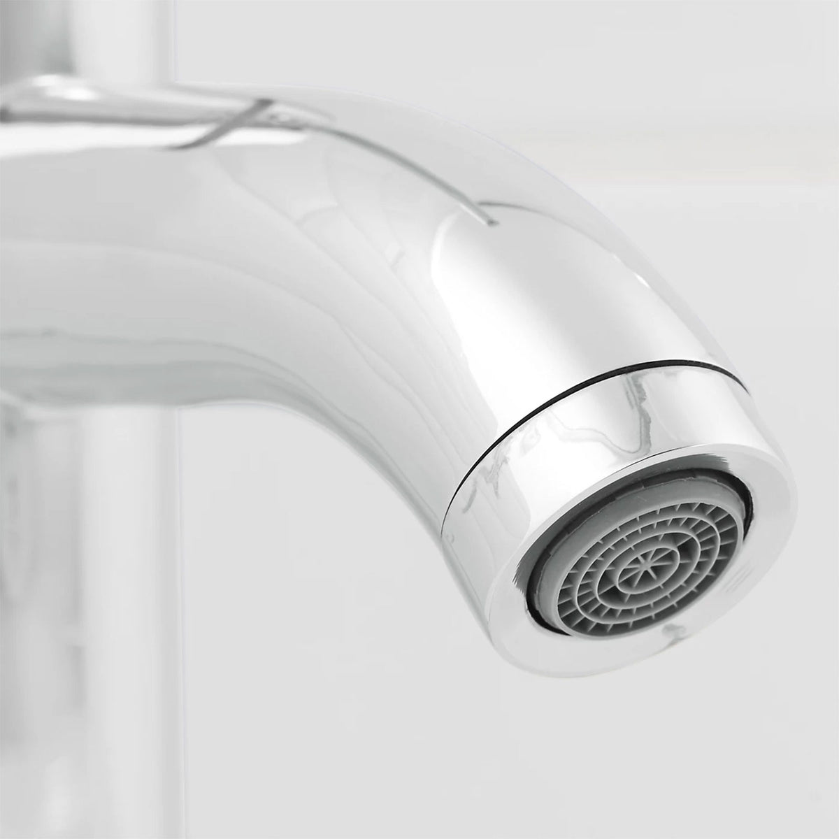 Bathroom Basin Tap Mono Mixer Hoffell Chrome Brass Single Lever Modern Faucet - Image 3