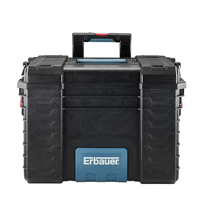 Erbauer Storage Box Toolbox Rolling Heavy Duty Wheeled Stackable 50kg Capacity - Image 3