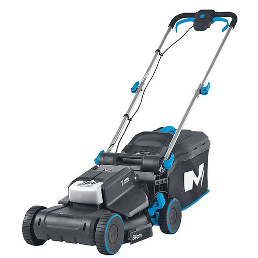 Mac Allister Lawnmower Rotary 34cm Cordless 18V Li-Ion 5.0Ah MLM1835-Li 35L - Image 1