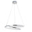 Pendant Ceiling Light Chrome Effect Dimmable Warm White Adjustable (Dia)580mm - Image 3