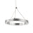 LED Ceiling Light 3 Way  Pendant Chrome Effect Modern Dimmable Adjustable Height - Image 2