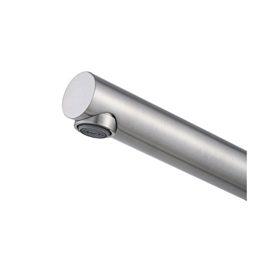 Kitchen Pull-Out Mixer Tap Brass Stainless Steel Effect Single Lever Modern - Image 5