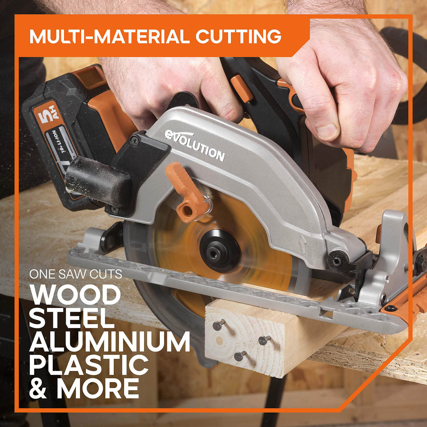EVOLUTION CORDLESS CIRS SAW R165CCS-LI - Image 2