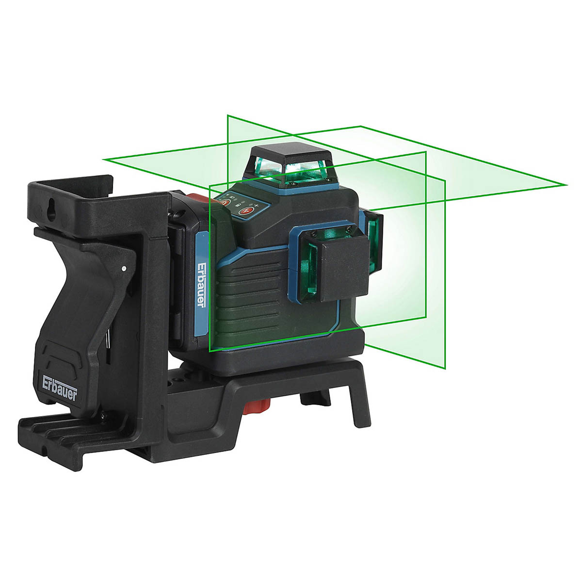 Erbauer Laser Level Cross Line Self Levelling Green Compact 25m Carry Case - Image 9