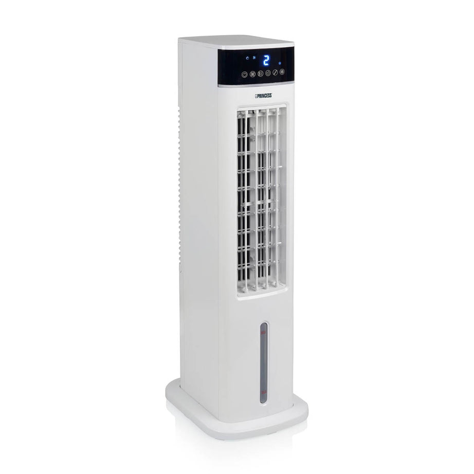 Princess Smart Fan Air Cooler Portable White Oscillating Timer Remote Home H76cm - Image 2