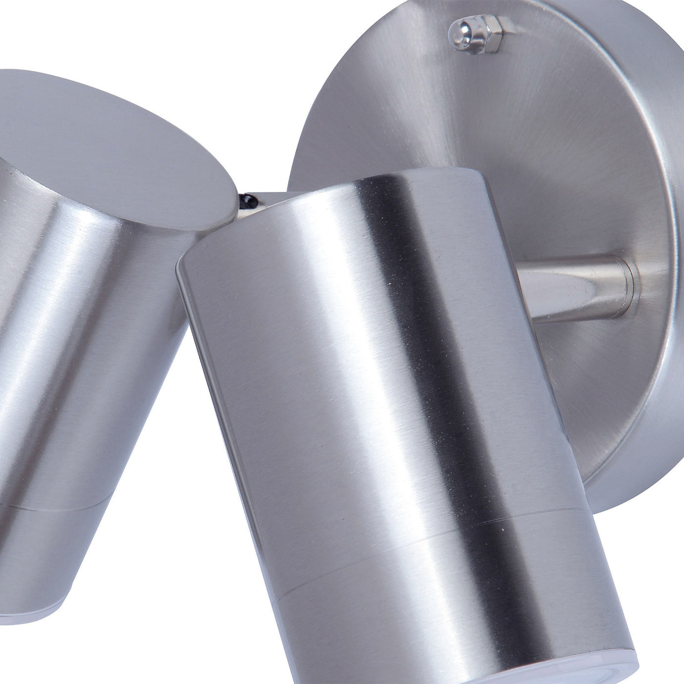 Outdoor Double Wall Light LED Adjustable Stainless Steel Contemporary (Dia)6cm - Image 3