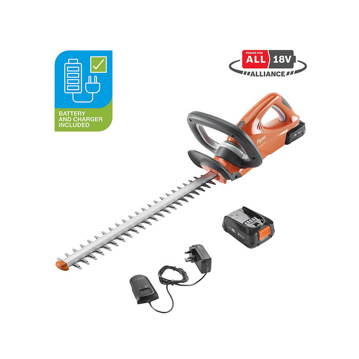 Flymo Hedge Trimmer Cordless 18V 2Ah Li-ion EasiCut450 450mm Bush Cutter - Image 2