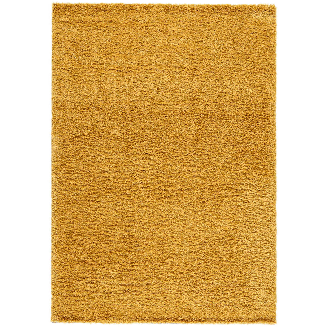 Large Shaggy Rug Yellow Soft Bedroom Living Room 3.68m² (L)230cm x (W)160cm - Image 1