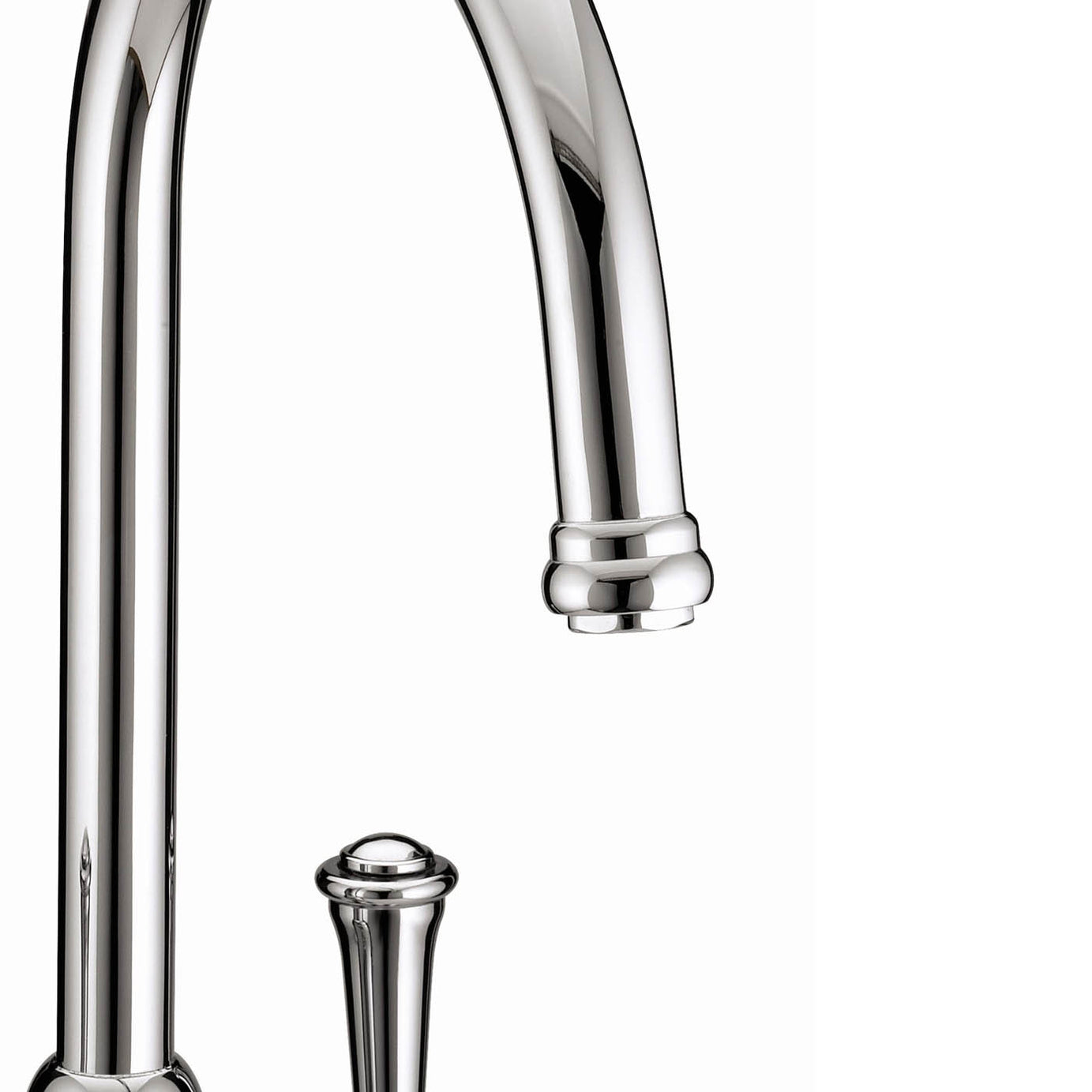 Bristan Kitchen Tap Mixer Chrome Dual Lever Swivel Spout Traditional Faucet - Image 4
