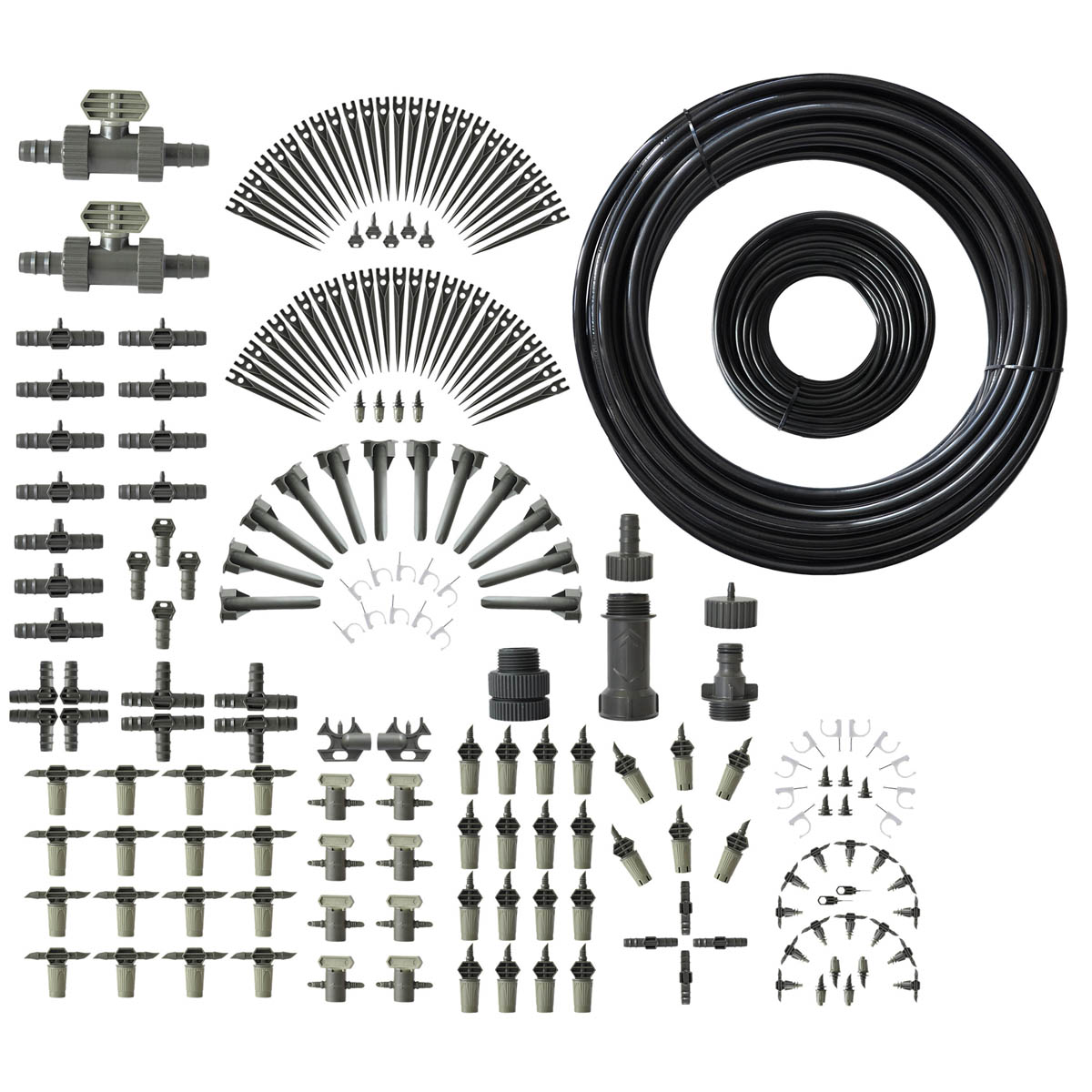 Verve Drip Irrigation System Kit 60m Garden Automatic Watering 60 Pieces - Image 1