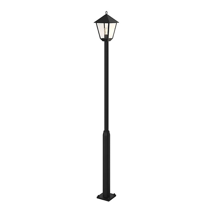 Outdoor Post Light Lantern Garden Traditional Black Tall Waterproof Patio 2M - Image 2