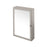 Bathroom Cabinet Soft Close Mirrored Door Satin Grey Wall Mounted Rectangular - Image 3