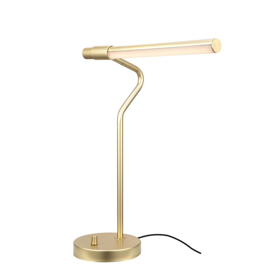 Table Lamp LED Integrated Pendant Matt Gold Effect Adjustable Dimmable Modern - Image 7