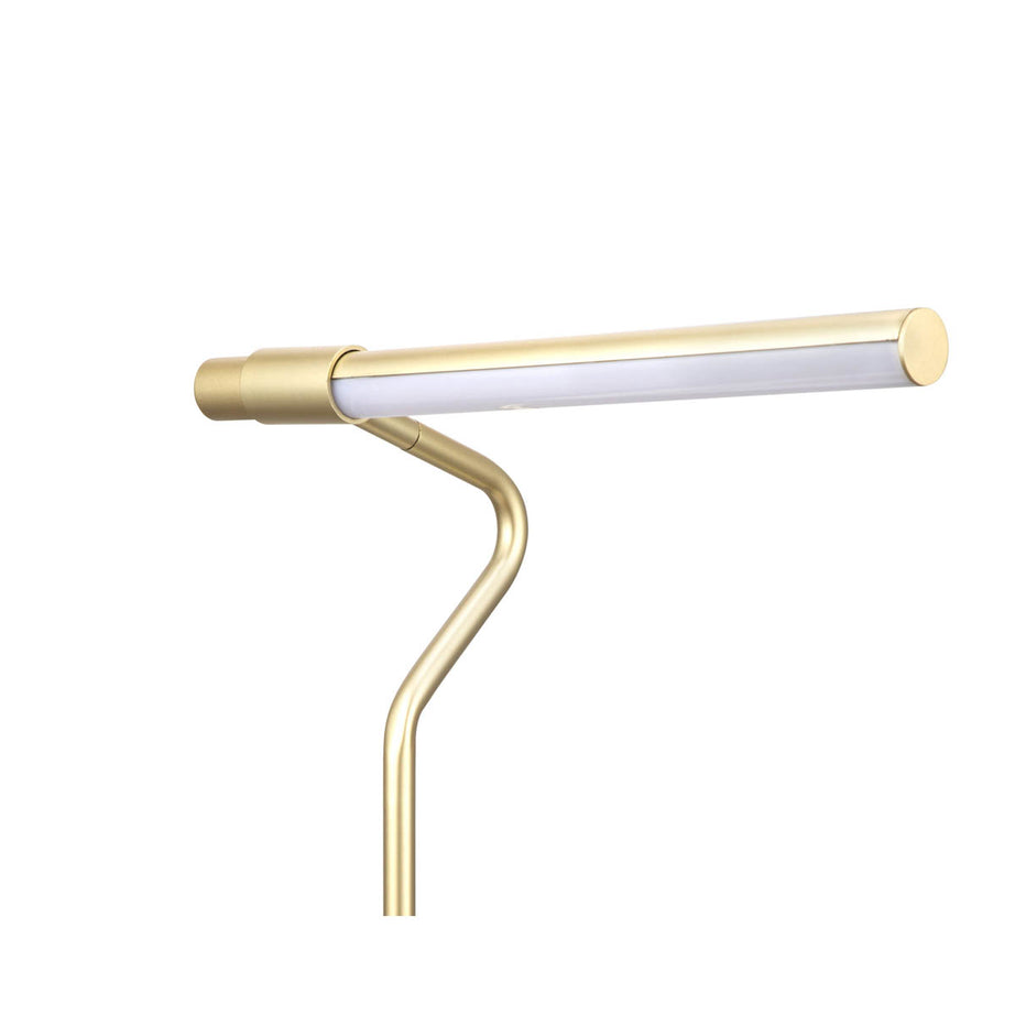 Table Lamp LED Integrated Pendant Matt Gold Effect Adjustable Dimmable Modern - Image 8
