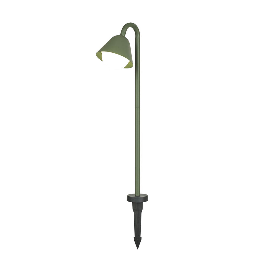 Outdoor Stake Post Light Integrated LED Metal Green Weather Resistant (D)120mm - Image 5
